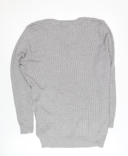 Womens UK Size 16 NEXT Grey Pullover Jumper