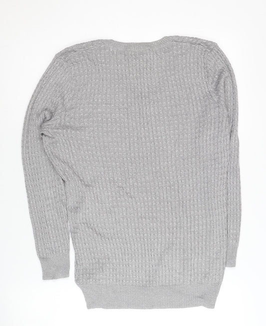 Womens UK Size 16 NEXT Grey Pullover Jumper