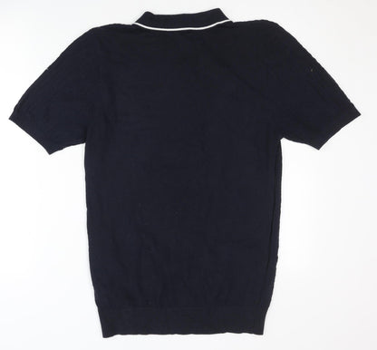 Mens UK Size M Threadbare Cotton Blend Polo Shirt
