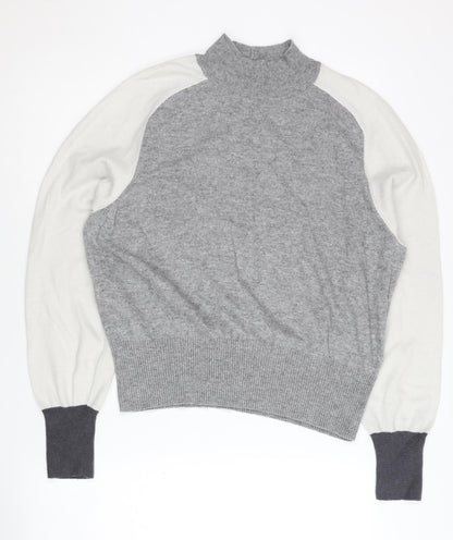 Womens UK Size 10 NEXT Grey Pullover Jumper