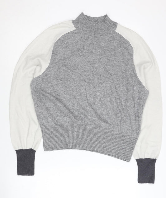 Womens UK Size 10 NEXT Grey Pullover Jumper