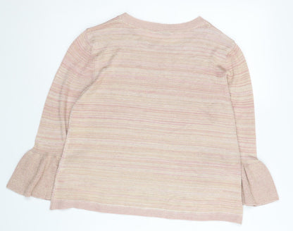 Womens UK Size 10 Marks and Spencer Pink Pullover Jumper