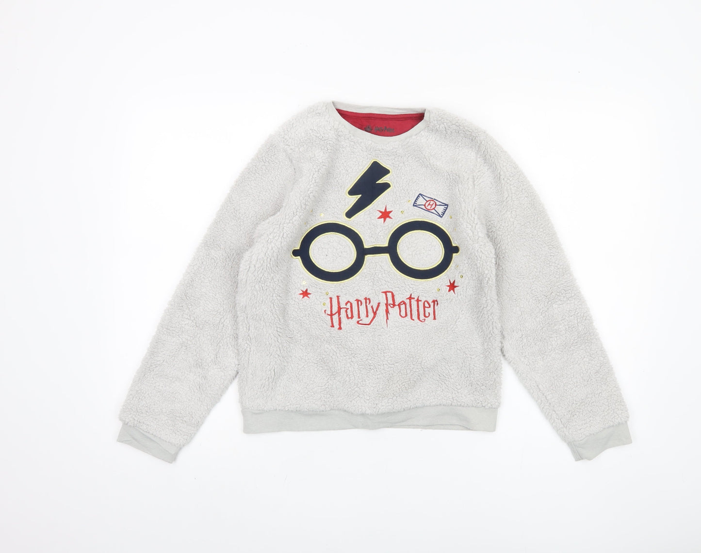 Nutmeg Harry Potter Boys Grey Fleece Sweatshirt 11-12 Yrs