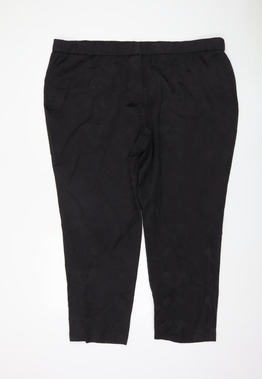 David Emanuel Women's Black Trousers Size 24