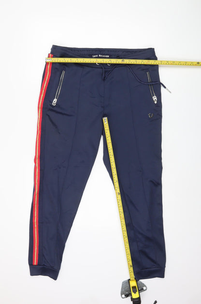 True Religion Men's Blue Jogger Trousers - L