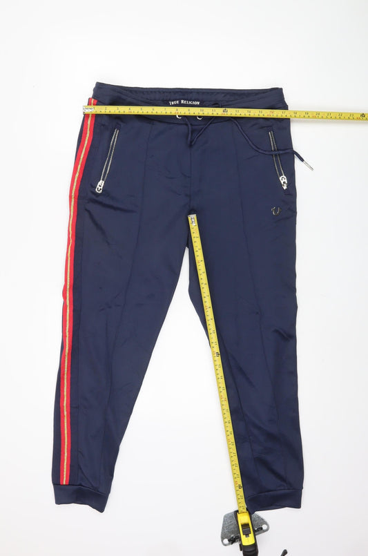 True Religion Men's Blue Jogger Trousers - L