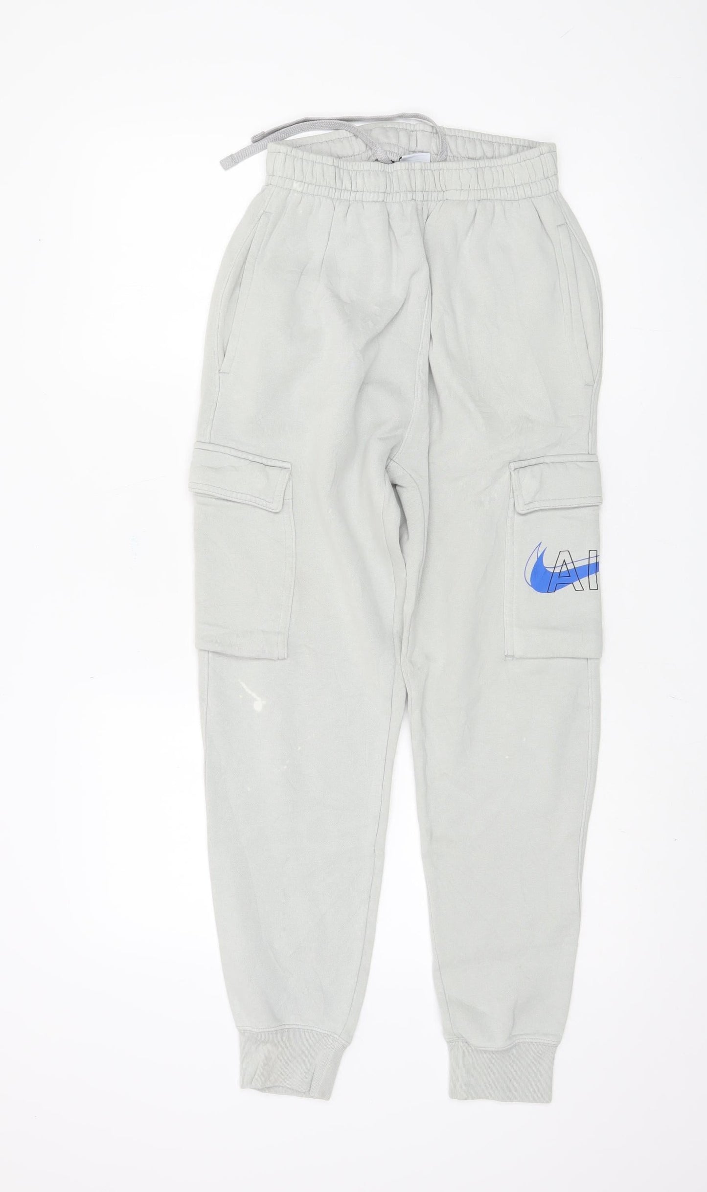 Womens UK Size XS Nike Relaxed Fit Cargo Grey Trousers