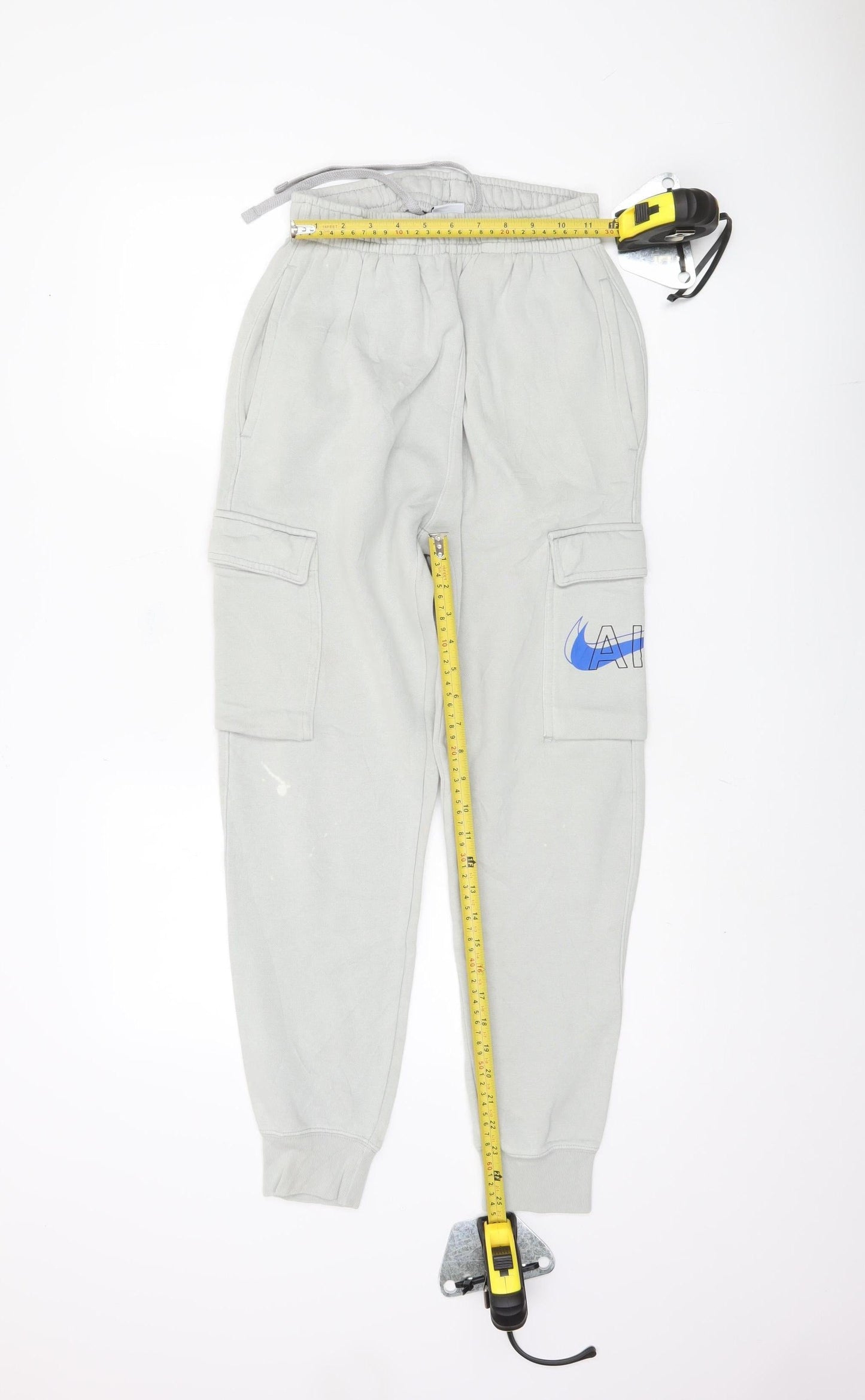 Womens UK Size XS Nike Relaxed Fit Cargo Grey Trousers