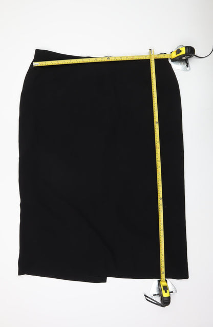Bella Figura Women's Black Pencil Skirt Size 4