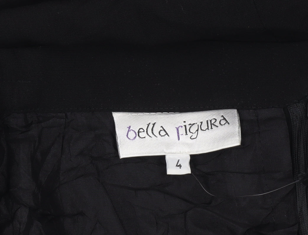 Bella Figura Women's Black Pencil Skirt Size 4