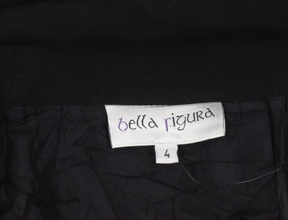 Bella Figura Women's Black Pencil Skirt Size 4