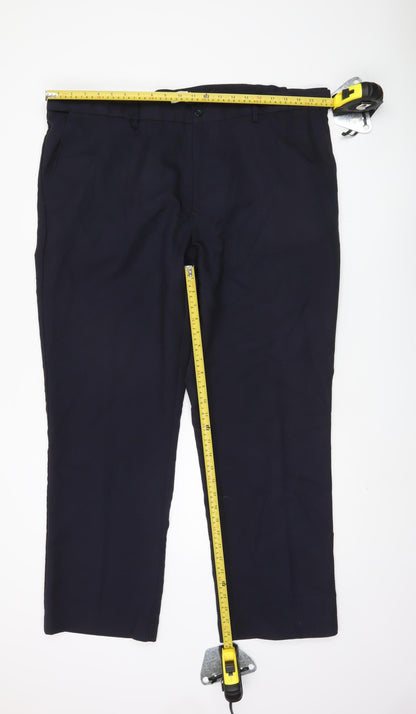 Farah Men's Classic Black Dress Pants 44R