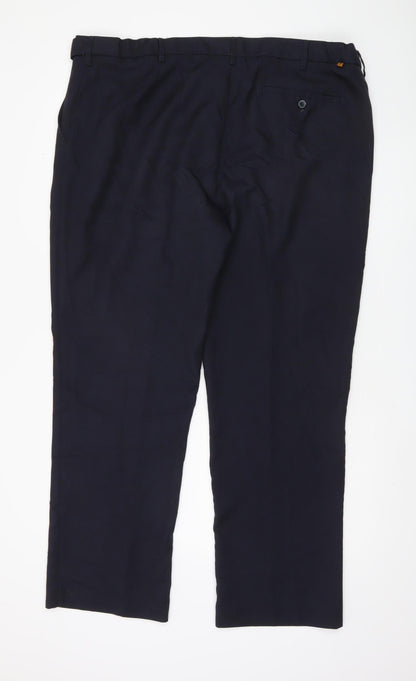Farah Men's Classic Black Dress Pants 44R