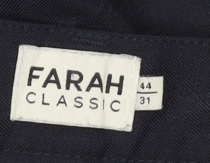 Farah Men's Classic Black Dress Pants 44R