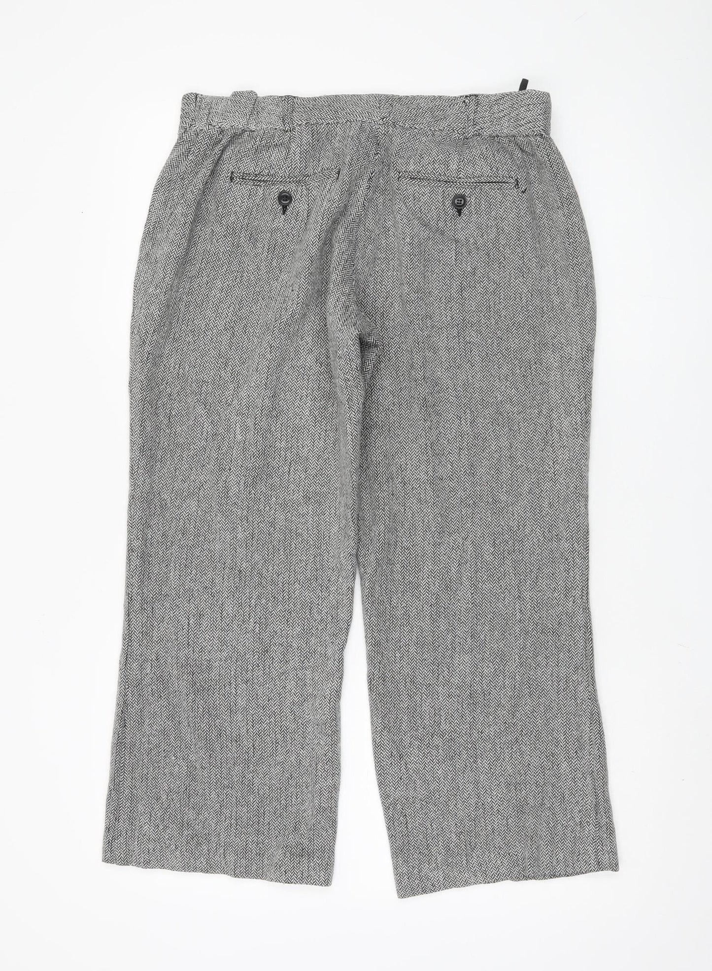 Womens UK Size 16 Cotton Traders Regular Fit  Grey Trousers