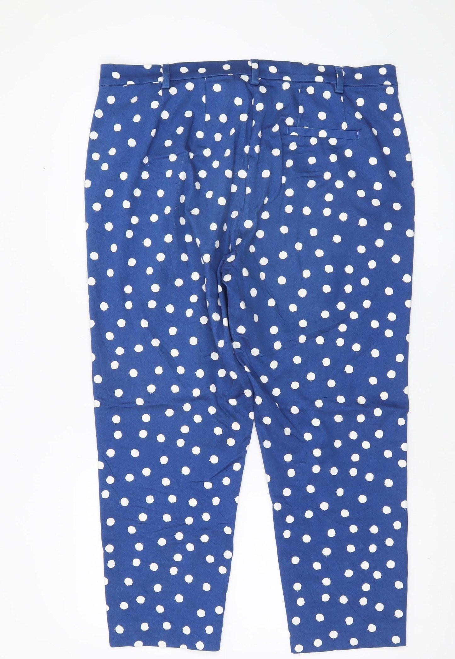 Womens UK Size 16 Marks and Spencer Slim Fit  Blue Trousers