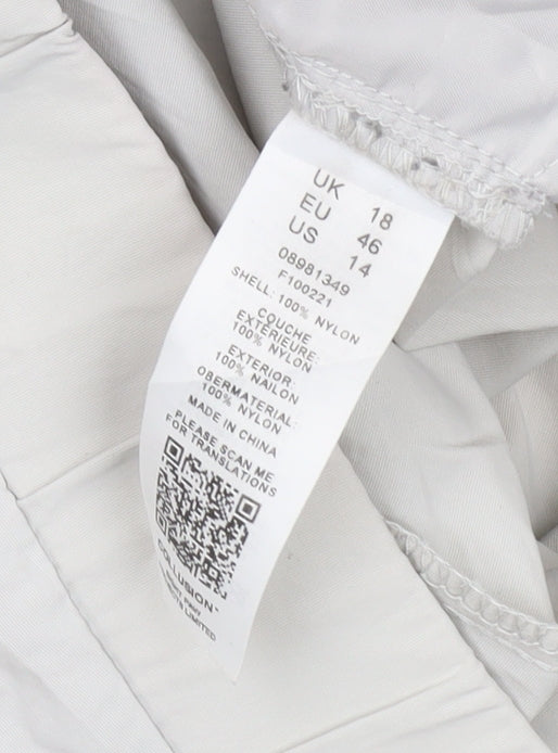 Womens UK Size 18 COLLUSION Relaxed Fit Cargo Grey Trousers