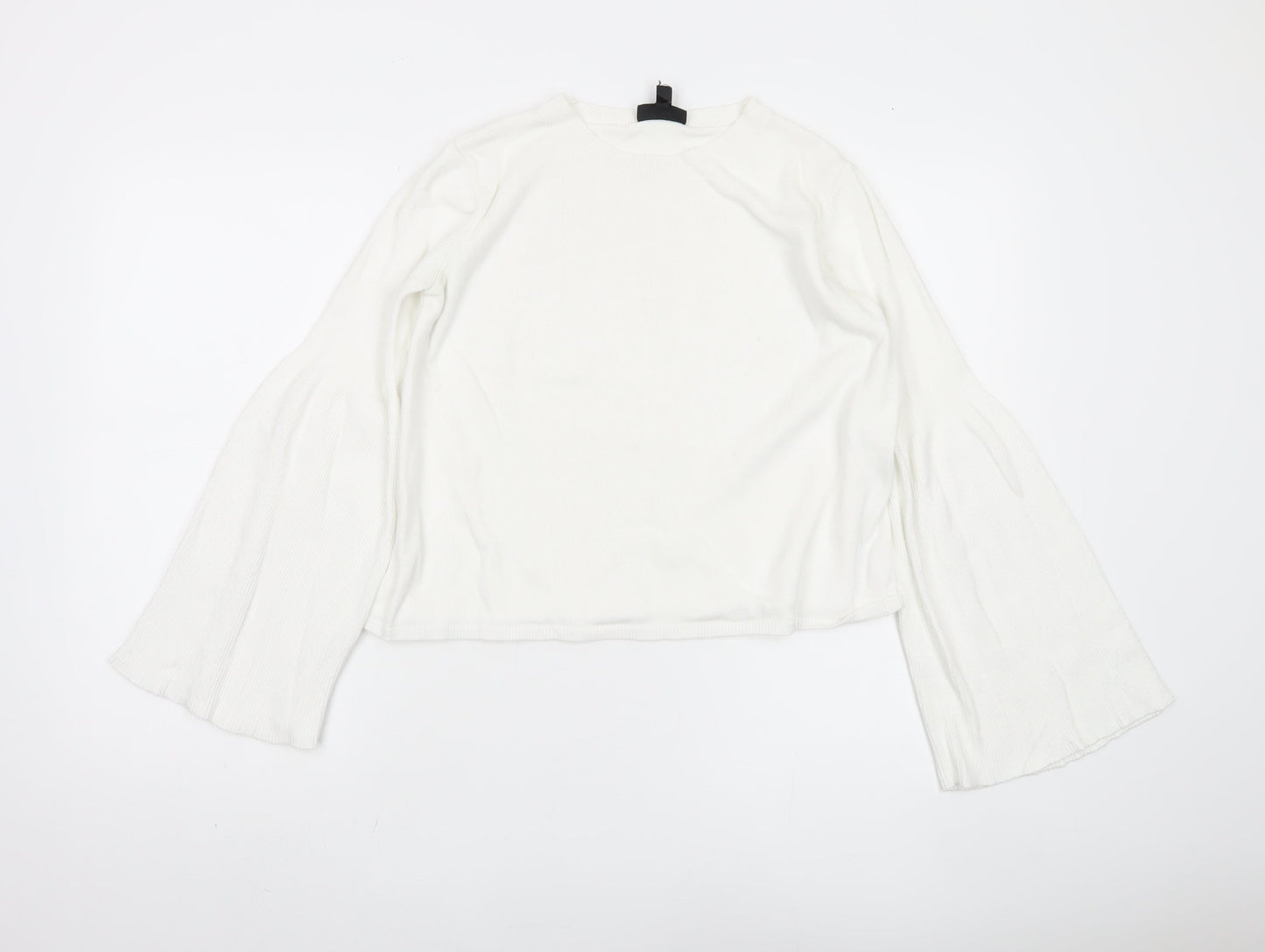 Womens UK Size UK 10 Topshop White Pullover Jumper