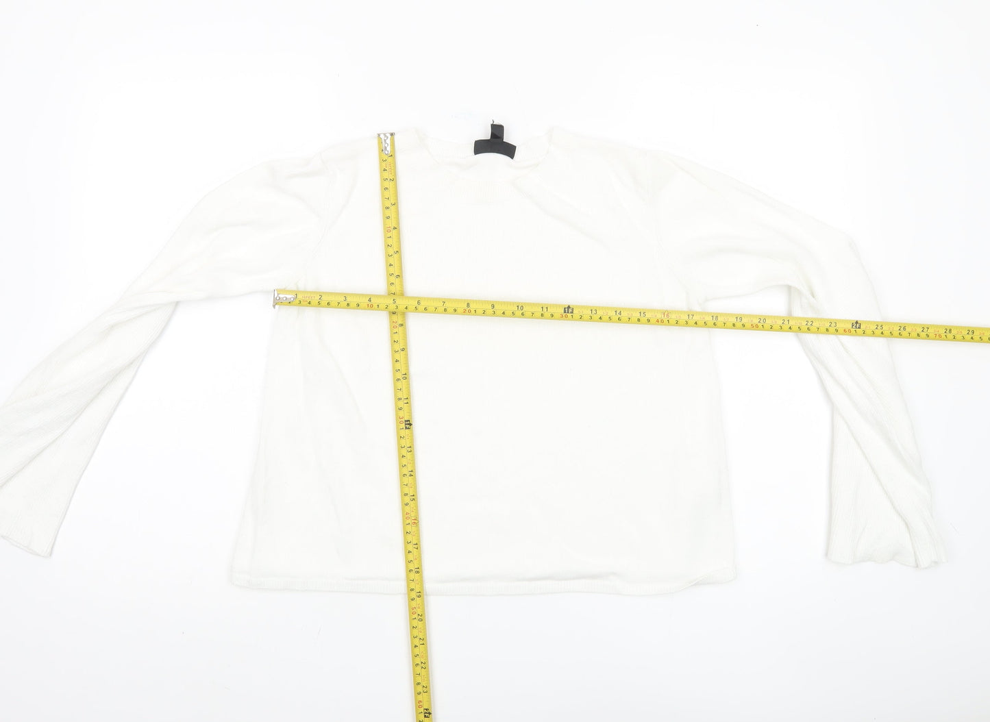 Womens UK Size UK 10 Topshop White Pullover Jumper