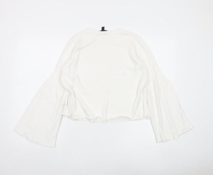 Womens UK Size UK 10 Topshop White Pullover Jumper