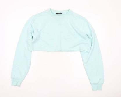 TALA Women's Blue Medium Crew Neck Sweatshirt, Casual Pullover