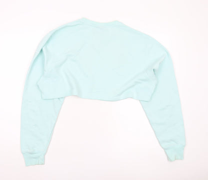 TALA Women's Blue Medium Crew Neck Sweatshirt, Casual Pullover