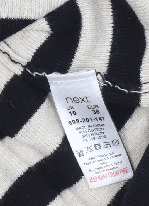 Womens UK Size 10 NEXT Black Pullover Jumper
