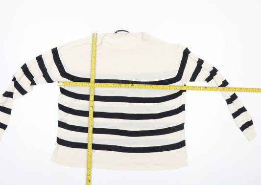 Womens UK Size 12 Zara Multicoloured Pullover Jumper