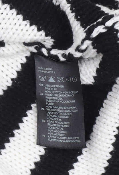 Womens UK Size S H&M Black Pullover Jumper