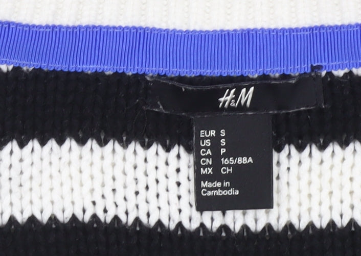 Womens UK Size S H&M Black Pullover Jumper