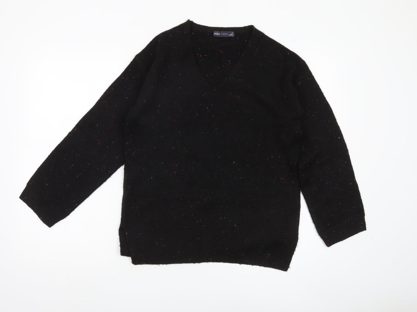 Womens UK Size XS Marks and Spencer Black Jumper Jumper