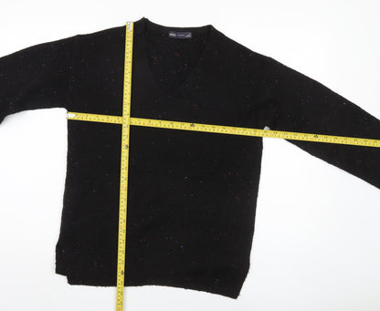 Womens UK Size XS Marks and Spencer Black Jumper Jumper