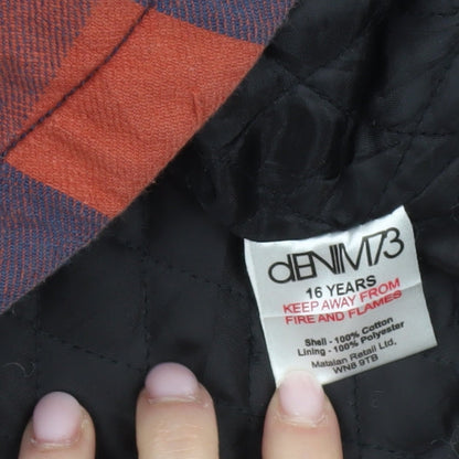 Denim 73 Boys Multicoloured Cotton Shirt Jacket 16 Years