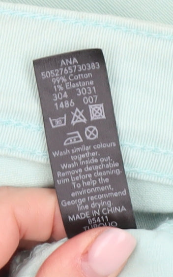 George Women's Blue Skinny Jeans Size 12