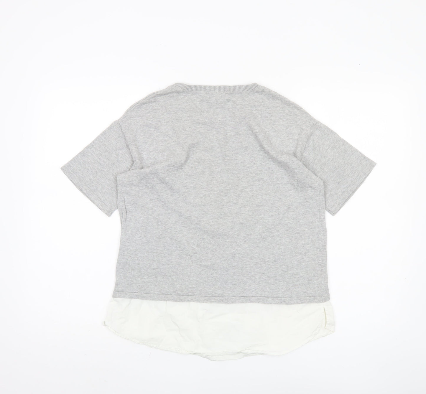 Womens UK Size 10 Dorothy Perkins Grey Pullover Jumper