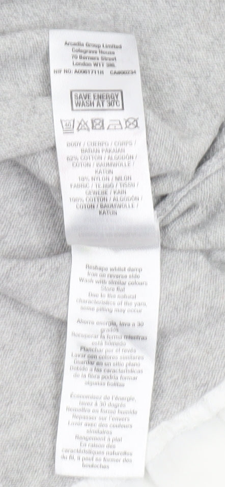 Womens UK Size 10 Dorothy Perkins Grey Pullover Jumper