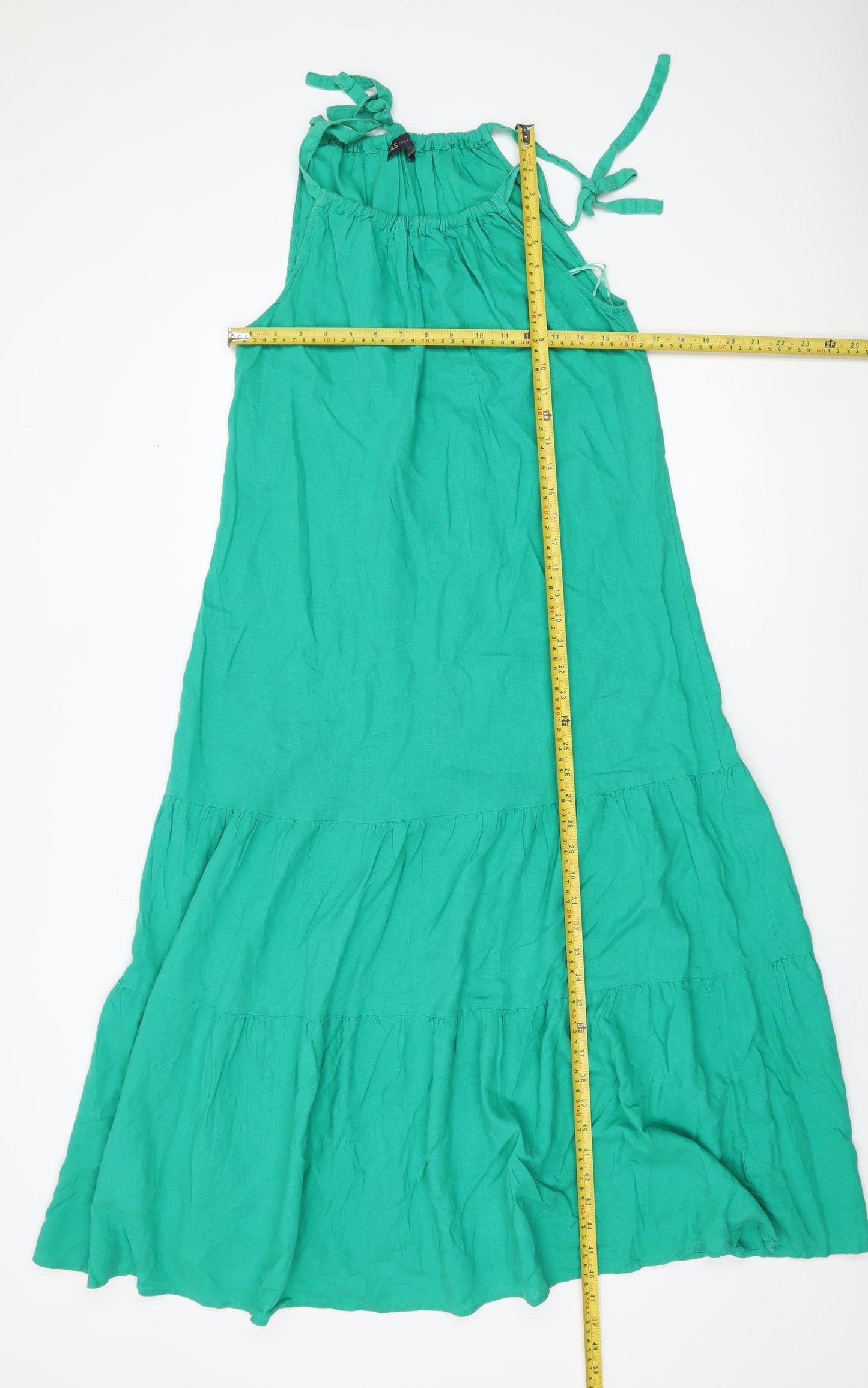 Marks and Spencer Women's Green Halter Dress