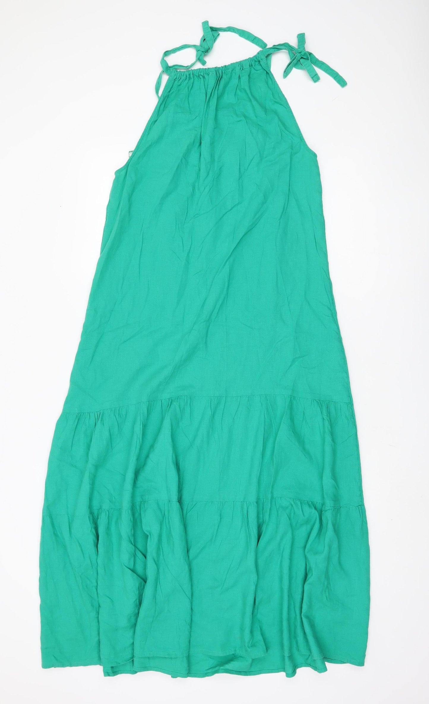 Marks and Spencer Women's Green Halter Dress