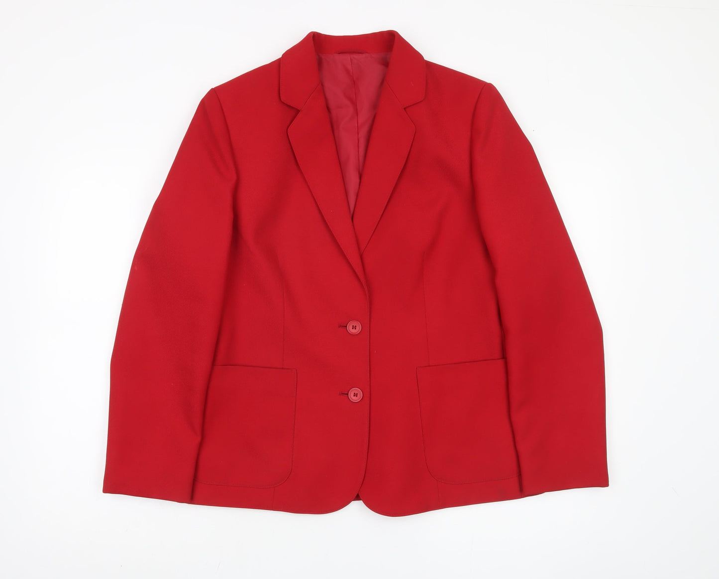 Marks and Spencer Women's Red Blazer Size 14