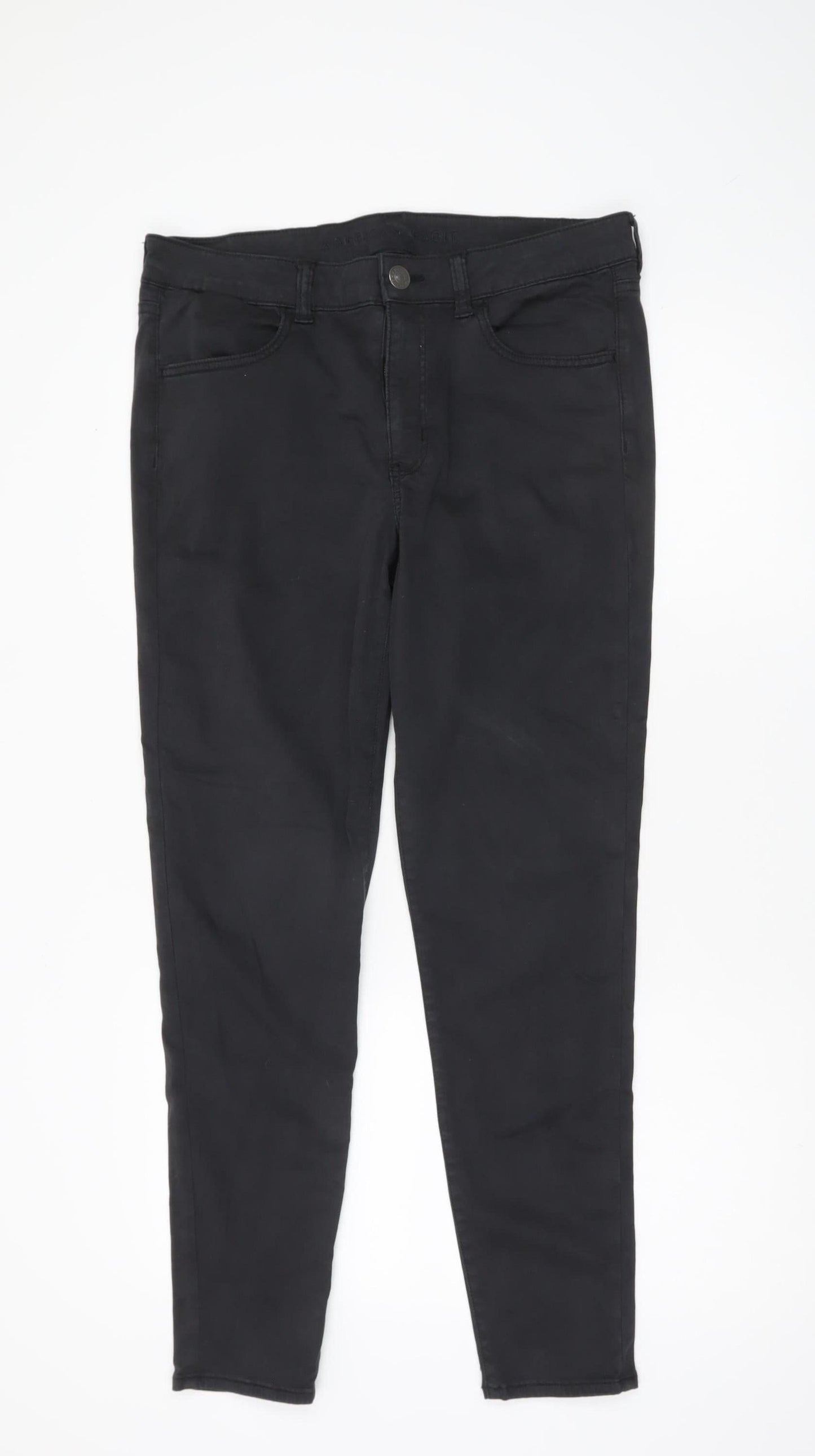 American Eagle Women’s Black Jegging Trousers, Size 18