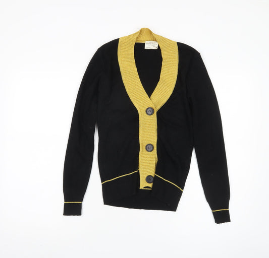 Womens UK Size S Dorothy Perkins Black Cardigan Jumper