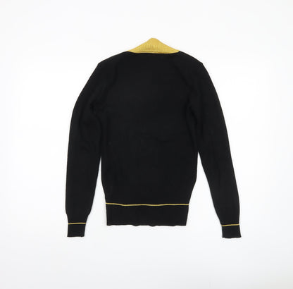 Womens UK Size S Dorothy Perkins Black Cardigan Jumper