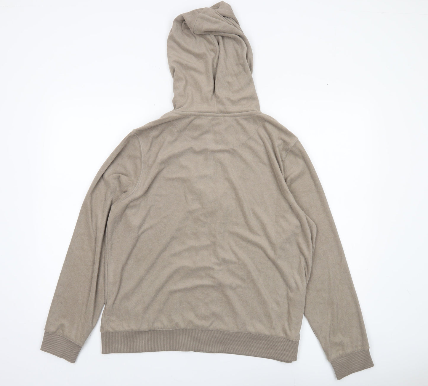 H&M Unisex Beige Full Zip Hoodie L