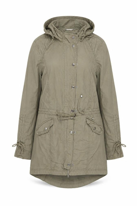 Womens UK Size 6 Lipsy Green Parka Coat