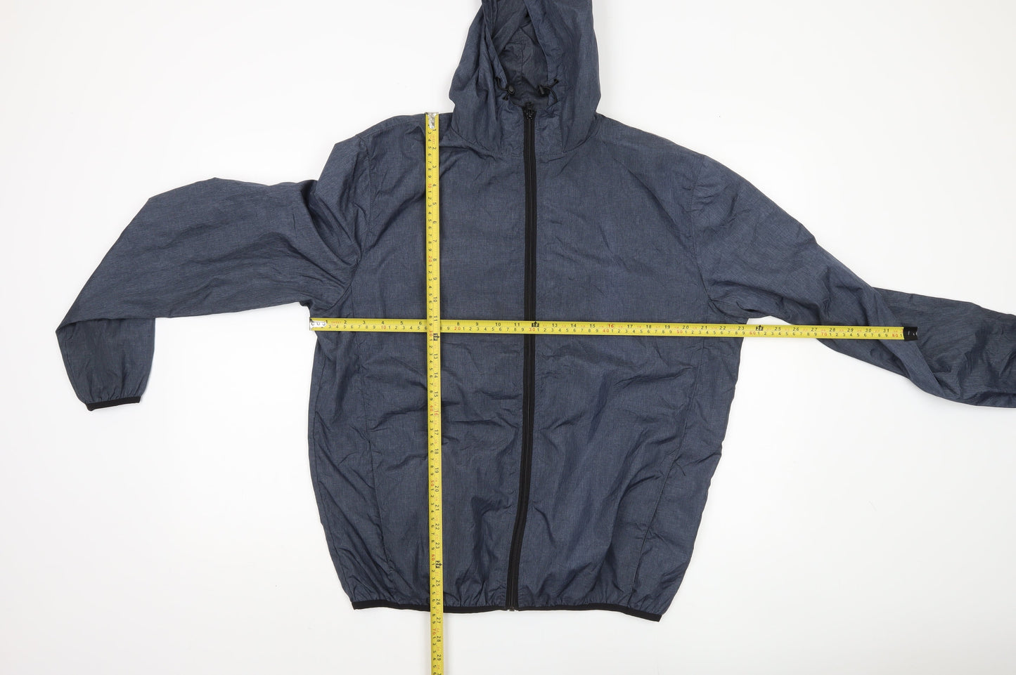Mens UK Size L Size? Essentials Blue Windbreaker Coat