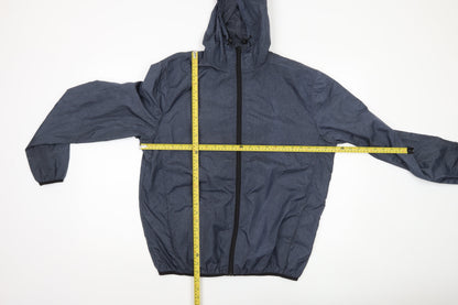 Mens UK Size L Size? Essentials Blue Windbreaker Coat