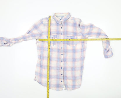 Womens UK Size 10 Marks and Spencer Multicoloured Basic Button-Up