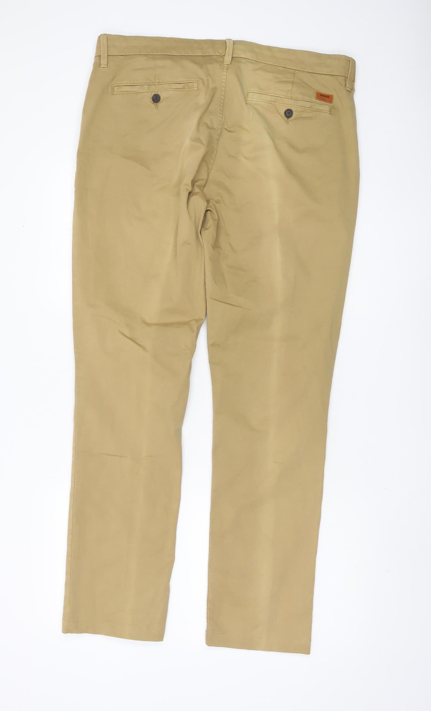 Timberland Men's Beige Chino Trousers L 36W 34L