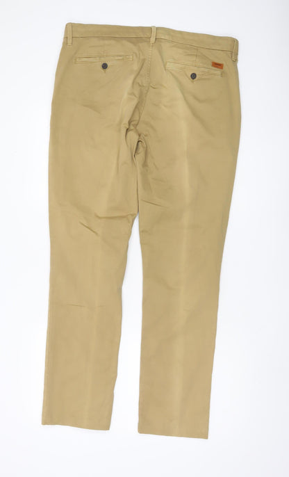 Timberland Men's Beige Chino Trousers L 36W 34L