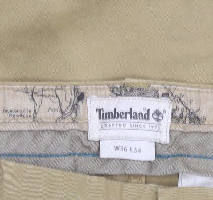 Timberland Men's Beige Chino Trousers L 36W 34L
